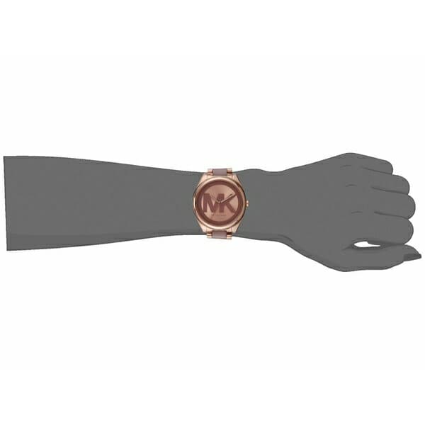 Michael Kors Janelle Three Hand Rose Gold Dial Two Tone Steel Strap Watch For Women - MK7135 Buy Now By Michael Kors
