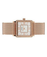 Guess Highline Off White Dial Rose Gold Stainless Steel Mesh Strap Watch For Women - W0826L3 Buy Now By Guess