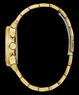 Guess Cosmic Chronograph Gold Dial Gold Steel Strap Watch for Women - GW0465L1 Buy Now By Guess