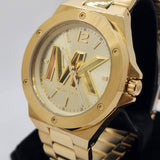 Michael Kors Lennox Three-Hand Quartz Gold Dial Gold Steel Strap Watch For Men - MK8939 Buy Now By Michael Kors