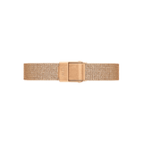 Daniel Wellington Quadro Pressed Melrose White Dial Rose Gold Mesh Strap Watch For Women - DW00100465 Buy Now By Daniel Wellington