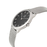 Calvin Klein Minimal Black Dial Silver Mesh Bracelet Watch for Women - K3M53151 Buy Now By Calvin Klein