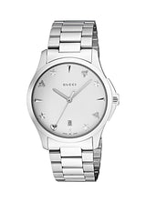 Gucci G Timeless Silver Dial Silver Steel Strap Watch For Women - YA1264028 Buy Now By Gucci