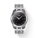 Tissot T Trend Couturier Chronograph Black Dial Silver Steel Strap Watch For Men - T035.410.11.051.00 Buy Now By Tissot