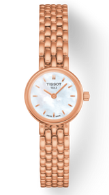 Tissot T Lady Lovely Mother of Pearl Dial Rose Gold Steel Strap Watch For Women - T058.009.33.111.00 Buy Now By Tissot