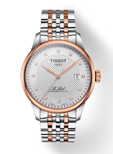 Tissot Le Locle Powermatic 80 Diamonds Silver Dial Two Tone Steel Strap Watch For Men - T006.407.22.036.01 Buy Now By Tissot