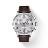 Tissot Chrono XL Silver Dial Brown Leather Strap Watch For Men - T116.617.16.037.00 Buy Now By Tissot