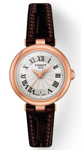 Tissot Bellissima Small Lady White Dial Brown Leather Strap Watch For Women - T126.010.36.013.00 Buy Now By Tissot