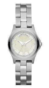 Shop Marc Jacobs Baby Dave Silver Dial Silver Steel Strap Watch for Women - MBM3234 in USA