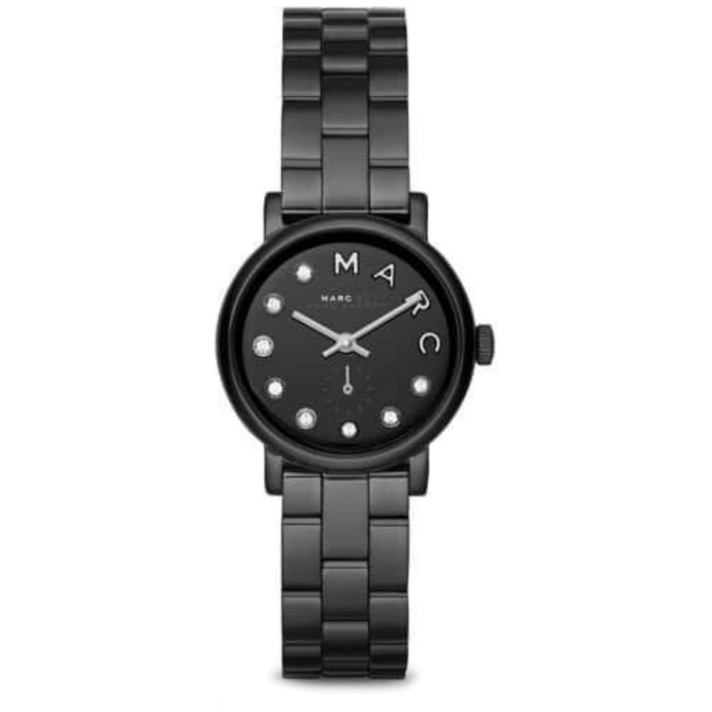 Marc Jacobs Marc Black Dial Black Steel Strap Watch for Women - MBM8673 Buy Now By Marc Jacobs