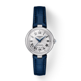 Tissot Bellissima Automatic Silver Dial Blue Leather Strap Watch For Women - T126.207.16.013.00 Buy Now By Tissot