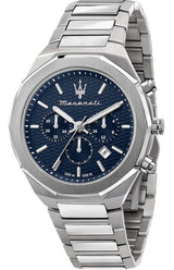 Maserati Stile Blue Dial Silver Steel Strap Watch For Men - R8873642006 Buy Now By Maserati