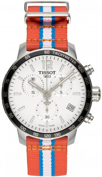 Shop Tissot Quickster Chronograph NBA Oklahoma City Thunder Watch For Men - T095.417.17.037.14 in USA