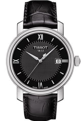 Tissot T Classic Bridgeport Black Dial Black Leather Strap Watch For Men - T097.410.16.058.00 Buy Now By Tissot