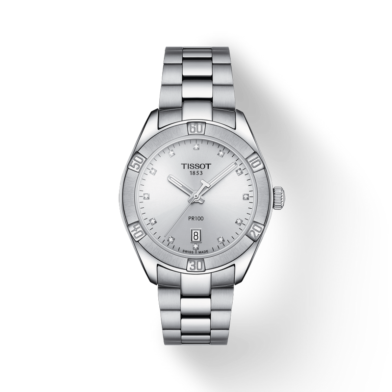 Tissot T Classic PR 100 Sport Chic Lady Watch For Women - T101.910.11.036.00 Buy Now By Tissot