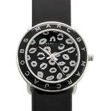 Marc Jacobs Amy Black Dial Black Leather Strap Watch for Women - MBM1163 Buy Now By Marc Jacobs