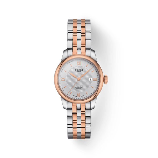 Shop Tissot T Classic Le Locle Automatic Silver Dial Two Tone Steel Strap Watch For Women - T006.207.22.038.00 in USA