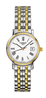 Tissot T Classic Desire Two Tone Quartz Watch For Women - T52.2.281.13 Buy Now By Tissot