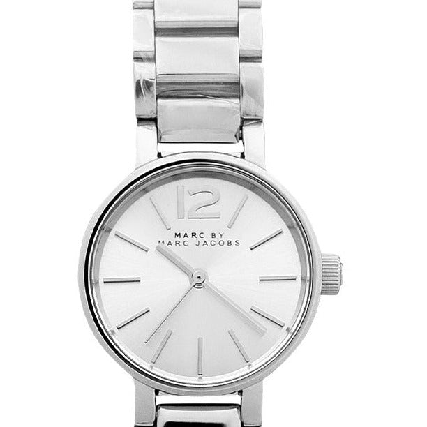 Marc Jacobs Peggy Silver Dial Silver Steel Strap Watch for Women - MBM3404