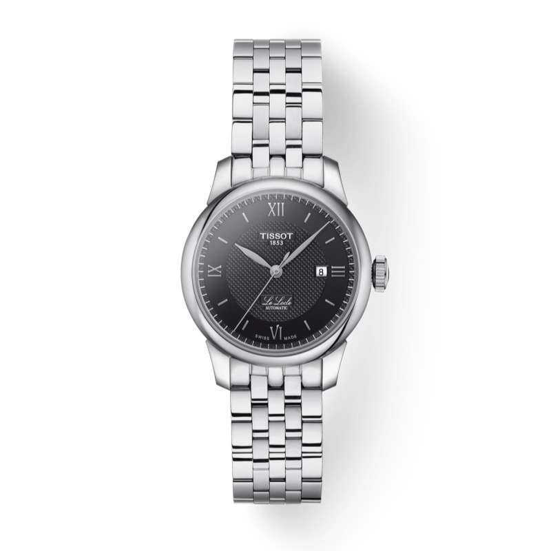 Tissot Le Locle Automatic Lady Black Dial Silver Steel Strap Watch For Women - T006.207.11.058.00 Buy Now By Tissot