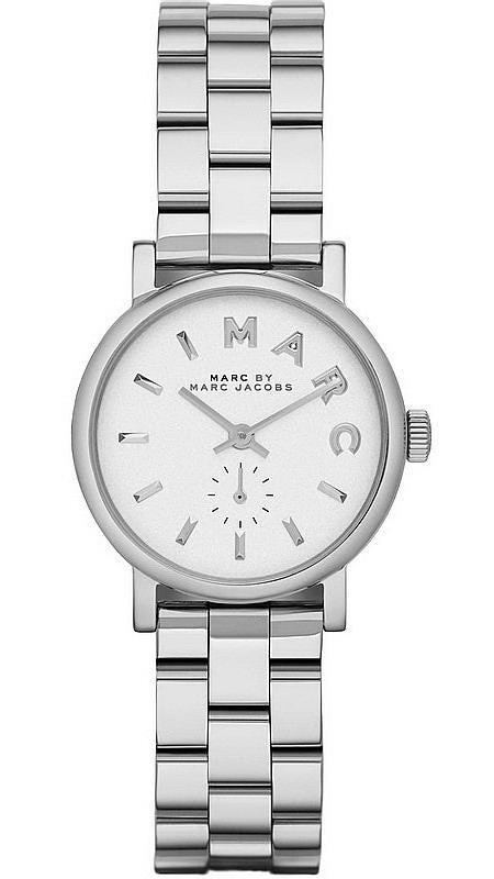Marc Jacobs Baker White Dial Silver Steel Strap Watch for Women - MBM3246 Buy Now By Marc Jacobs