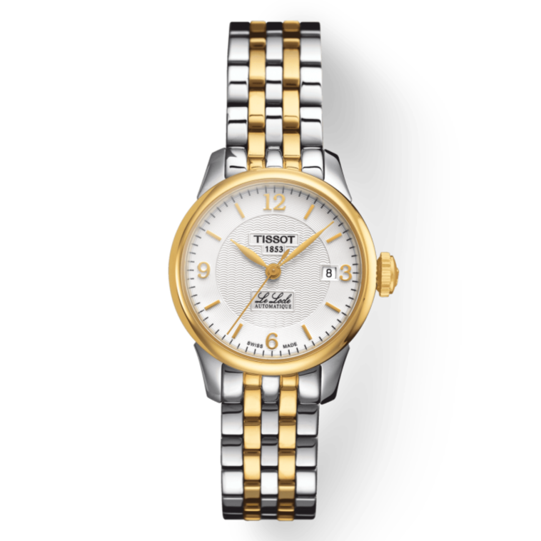 Tissot Le Locle Automatic Small Lady White Dial Two Tone Steel Strap Watch For Women - T41.2.183.34 Buy Now By Tissot