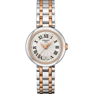 Tissot Bellissima Lady Small Mother of Pearl Dial Two Tone Steel Strap Watch For Women - T126.010.22.013.01