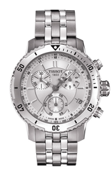 Tissot PRS 200 Chronograph Silver Dial Watch For Men - T067.417.11.031.00