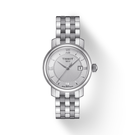 Tissot T Classic Bridgeport Lady Quartz Stainless Steel Watch For Women - T097.010.11.038.00
