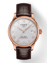 Tissot Le Locle Powermatic 80 Silver Dial Brown Leather Strap Watch For Men - T006.407.36.033.00 Buy Now By Tissot