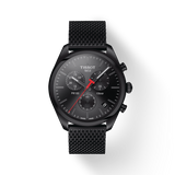 Tissot T Classic PR 100 Chronograph Black Dial Black Mesh Bracelet Watch For Men - T101.417.33.051.00 Buy Now By Tissot