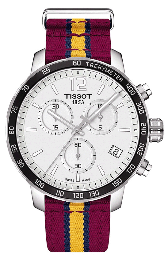 Shop Tissot Quickster Chronograph NBA Cleveland Cavaliers Watch For Men - T095.417.17.037.13 in USA