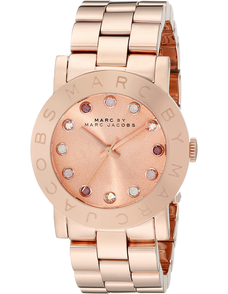 Marc Jacobs Amy Dexter Rose Gold Dial Rose Gold Steel Strap Watch for Women - MBM3216 Buy Now By Marc Jacobs