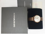 Emporio Armani Kappa Analog Mother of Pearl Dial Rose Gold Steel Strap Watch For Women - AR11006 Buy Now By Emporio Armani