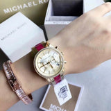 Michael Kors Ritz Chronograph Gold Dial Two Tone Steel Strap Watch For Women - MK6517 Buy Now By Michael Kors