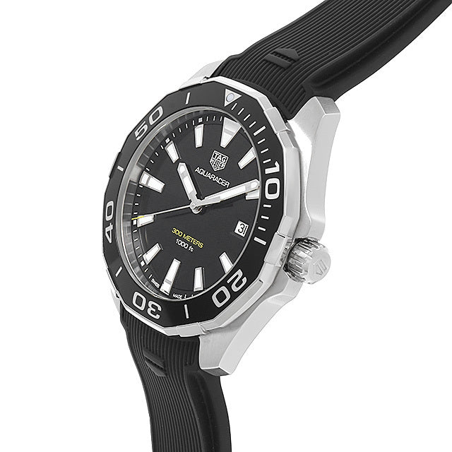 Tag Heuer Aquaracer Black Dial Watch for Men - WAY101A.FT6141 Buy Now By Tag Heuer