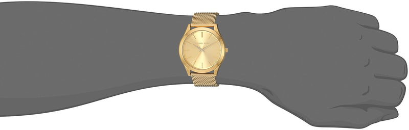 Michael Kors Slim Runway Quartz Gold Dial Gold Mesh Bracelet Watch For Women - MK8625 Buy Now By Michael Kors