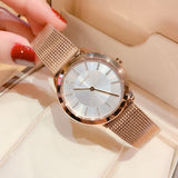 Calvin Klein Minimal White Dial Rose Gold Mesh Bracelet Watch for Women - K3M22Y2X Buy Now By Calvin Klein
