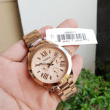 Fossil Cecile Rose Gold Dial Rose Gold Steel Strap Watch for Women - AM4511 Buy Now By Fossil
