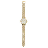 Emporio Armani Gianni T Bar Analog Silver Dial Beige Leather Strap Watch For Women - AR11127 Buy Now By Emporio Armani