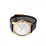 Calvin Klein City Silver Dial Black Leather Strap Watch For Women - K2G23520 Buy Now By Calvin Klein