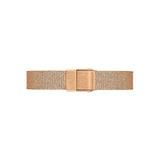 Daniel Wellington Quadro Melrose Black Dial Rose Gold Mesh Bracelet Watch For Women - DW00100432 Buy Now By Daniel Wellington