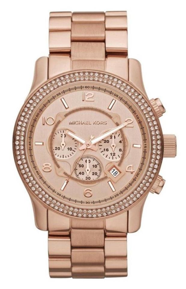 Michael Kors Dylan Rose Gold Dial Rose Gold Steel Strap Watch for Women - MK5576 Buy Now By Michael Kors