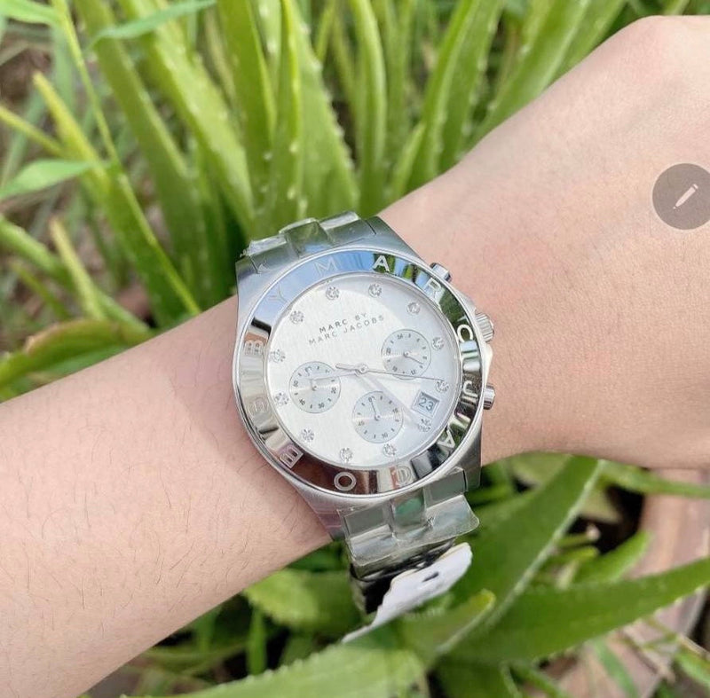 Marc Jacobs Blade White Dial SIlver Steel Strap Watch for Women - MBM3100 Buy Now By Marc Jacobs
