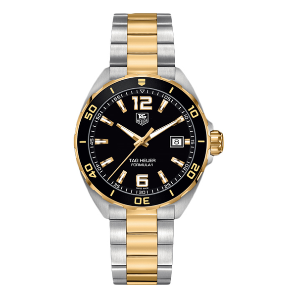Shop Tag Heuer Formula 1 Black Dial Watch for Men - WAZ1121.BB0879 in USA