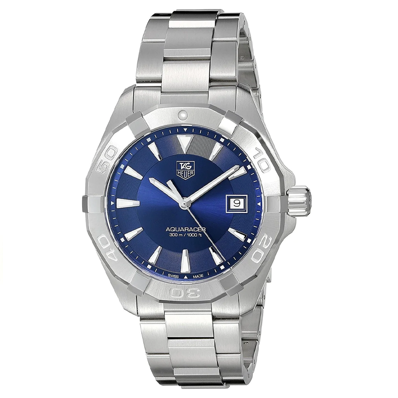 Shop Tag Heuer Aquaracer Blue Dial Watch for Men - WAY1112.BA0928 in USA