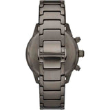Emporio Armani Mario Chronograph White Dial Black Steel Strap Watch For Men - AR11471 Buy Now By Emporio Armani