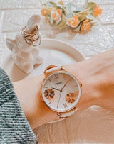 Fossil Jacqueline Multi Colored Dial Blue Leather Strap Watch for Women - ES4813 Buy Now By Fossil