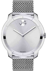 Movado Bold Silver Dial Silver Mesh Bracelet Watch For Men - 3600260 Buy Now By Movado