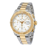 Tag Heuer Aquaracer Caliber 16 Automatic White Dial Two Tone Steel Strap Watch for Men - CAY2121.BB0923 Buy Now By Tag Heuer